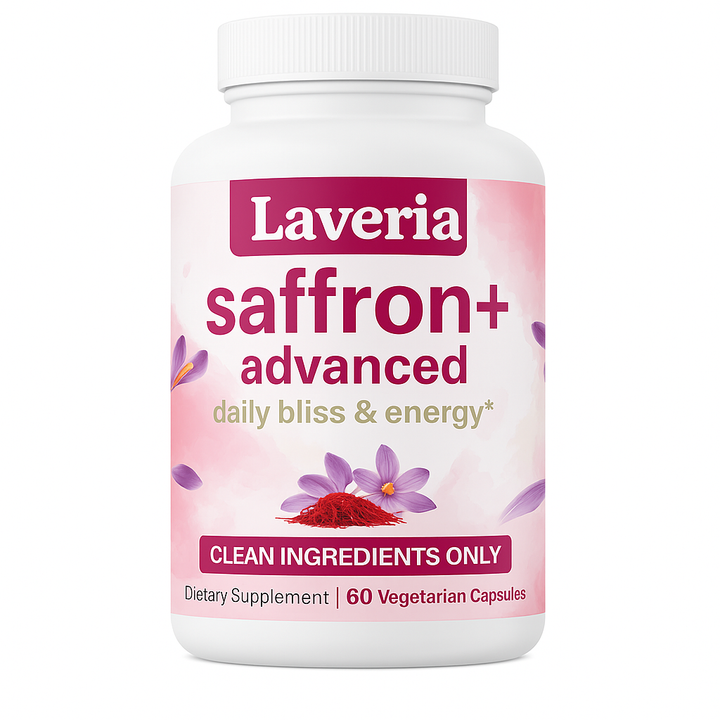 Laveria® Saffron+ Advanced Supplements, 60 Veggie Capsules